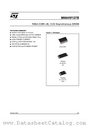 M68AW127B datasheet pdf ST Microelectronics