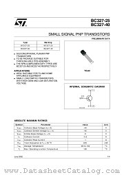 BC327-25-AP datasheet pdf ST Microelectronics