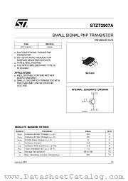 STZT2907A datasheet pdf ST Microelectronics