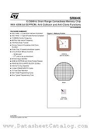 SRIX4K datasheet pdf ST Microelectronics