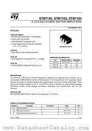 STB7102TR datasheet pdf ST Microelectronics