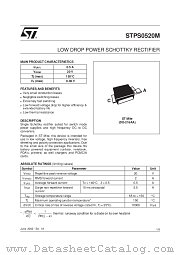 STPS0520M datasheet pdf ST Microelectronics