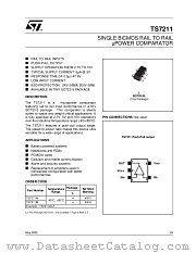 TS7211 datasheet pdf ST Microelectronics