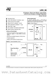 LDO_58 datasheet pdf ST Microelectronics