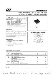 STS6DNF30V datasheet pdf ST Microelectronics