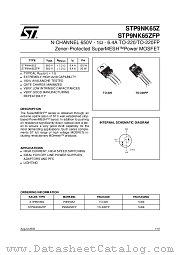STP9NK65ZFP datasheet pdf ST Microelectronics