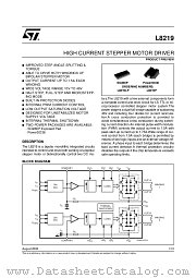 L8219P datasheet pdf ST Microelectronics