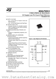 M50LPW012 datasheet pdf ST Microelectronics