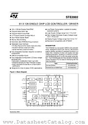 STE2002DIE2 datasheet pdf ST Microelectronics