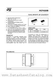 HCF4520M013TR datasheet pdf ST Microelectronics