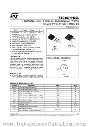 STD150NH02L datasheet pdf ST Microelectronics