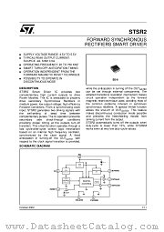 STSR2MCD-TR datasheet pdf ST Microelectronics