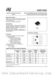 SSRP105B1 datasheet pdf ST Microelectronics