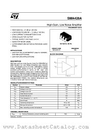 SMA428A datasheet pdf ST Microelectronics