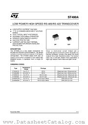 ST490ABD datasheet pdf ST Microelectronics