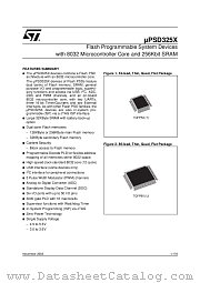 UPSD3254BV datasheet pdf ST Microelectronics