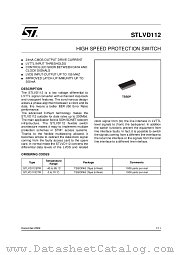 STLVD112CTR datasheet pdf ST Microelectronics