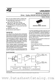 LIS2L02AS datasheet pdf ST Microelectronics