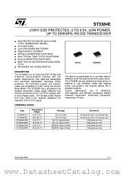 ST3384EBDR datasheet pdf ST Microelectronics