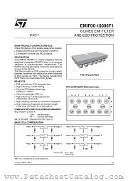 EMIF06-10006F1 datasheet pdf ST Microelectronics