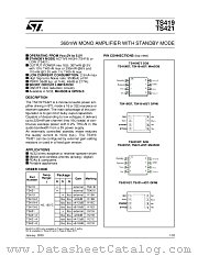 TS419ID datasheet pdf ST Microelectronics