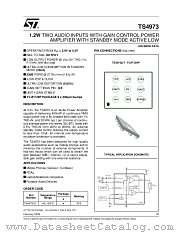 TS4973 datasheet pdf ST Microelectronics