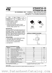 STP80NF55L-06 datasheet pdf ST Microelectronics