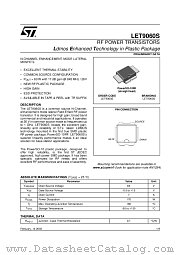 LET9060S datasheet pdf ST Microelectronics