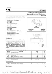 LET9085 datasheet pdf ST Microelectronics
