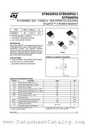 STB95NF03 datasheet pdf ST Microelectronics