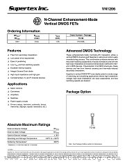 VN1206L datasheet pdf Supertex Inc