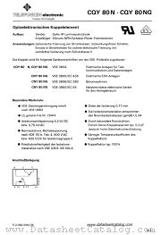 CQY80N datasheet pdf TELEFUNKEN