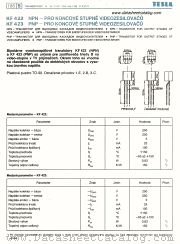 KF422 datasheet pdf Tesla Elektronicke