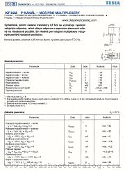 KF522 datasheet pdf Tesla Elektronicke