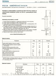 KYZ34 datasheet pdf Tesla Elektronicke