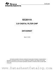 GC2011A datasheet pdf Texas Instruments