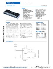 PT3665 datasheet pdf Texas Instruments