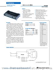 PT4401 datasheet pdf Texas Instruments