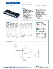 PT4661 datasheet pdf Texas Instruments