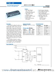 PT4801 datasheet pdf Texas Instruments