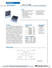 PT5404 datasheet pdf Texas Instruments