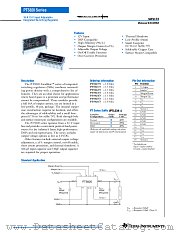 PT5825 datasheet pdf Texas Instruments