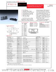 PT6310 datasheet pdf Texas Instruments