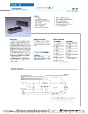 PT6701 datasheet pdf Texas Instruments