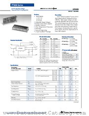 PT6931 datasheet pdf Texas Instruments
