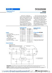 PT7747 datasheet pdf Texas Instruments