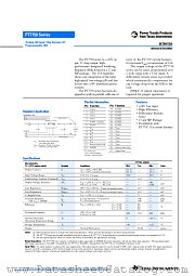 PT7756 datasheet pdf Texas Instruments