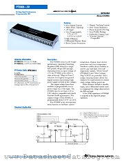 PT8001 datasheet pdf Texas Instruments