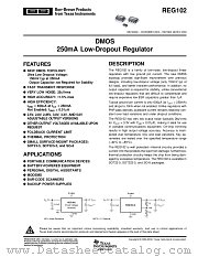 REG102-25 datasheet pdf Texas Instruments