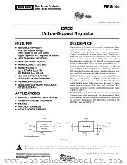 REG104-25 datasheet pdf Texas Instruments